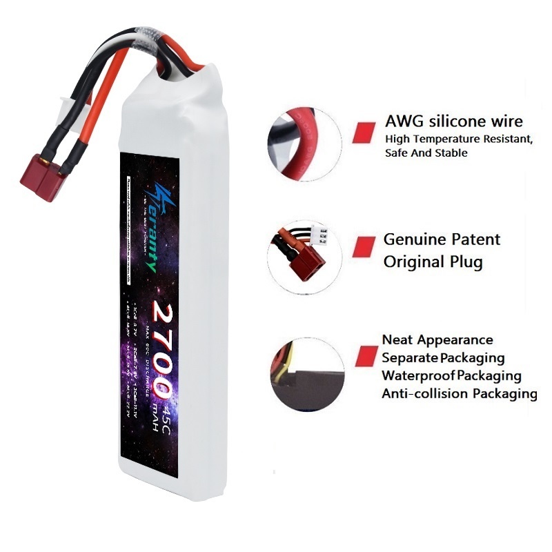 1/3PCS 2S 7.4V Lipo Battery 27 - đánh giá và giá Drone Racing Battery